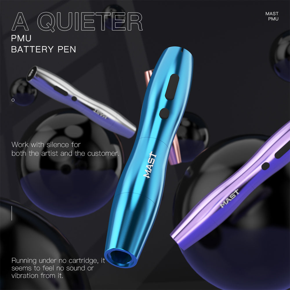 Wireless Tattoo Pen Machine With 2.5MM Stroke Permanent Makeup| Mast P20