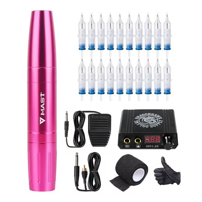 Dragonhawk Tattoo Kit | Mast Magi Tattoo Machine Pen Advanced Bundle