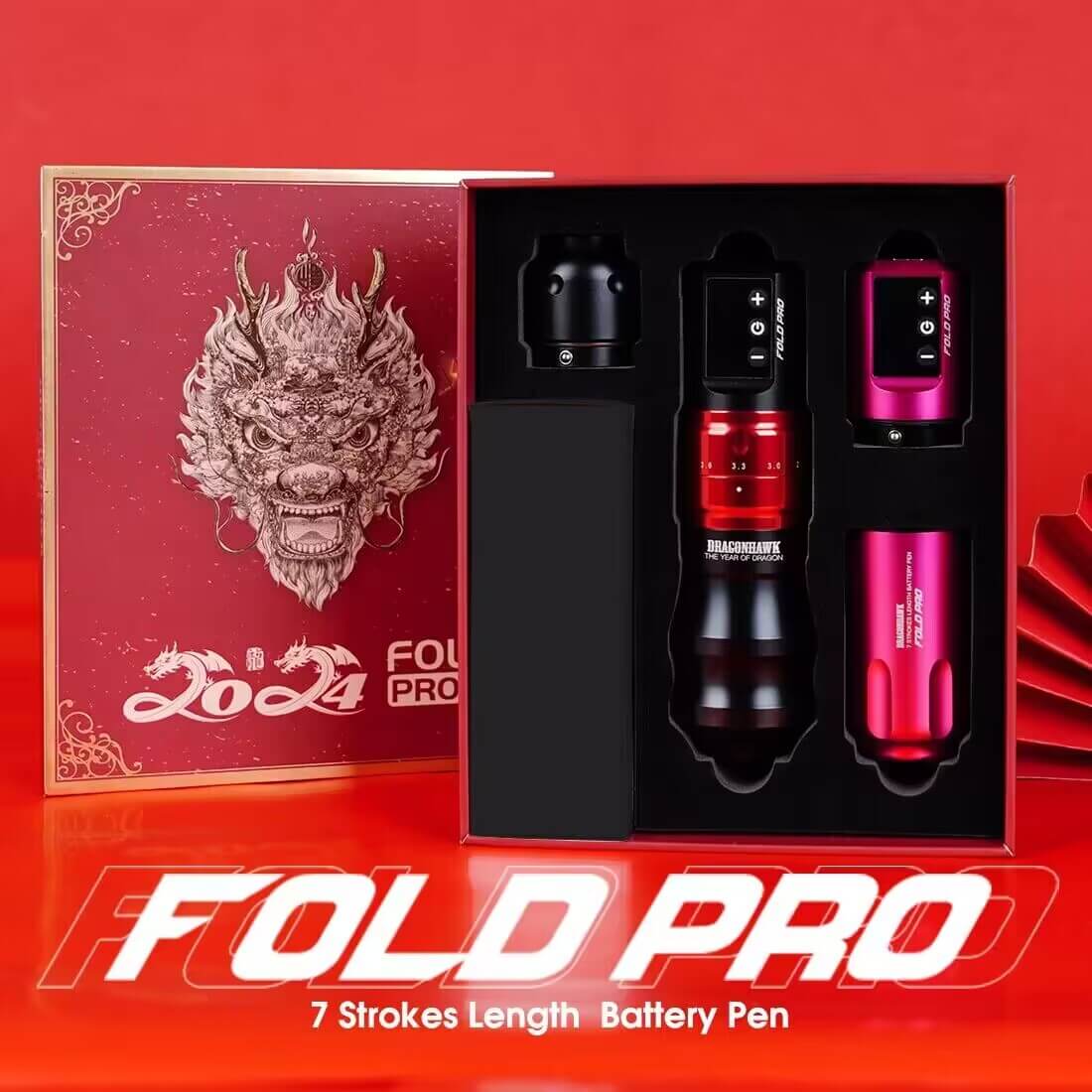 DRAGONHAWK タトゥーマシン　限定　美品 Dragonhawk-ロータリーマシン Extreme X3 [4mm] – InkSpire