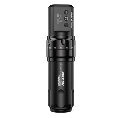 Dragonhawk Wireless Tattoo Pen Machine with 7 Stroke Lengths | Fold Pro (2 Batteries ver.)