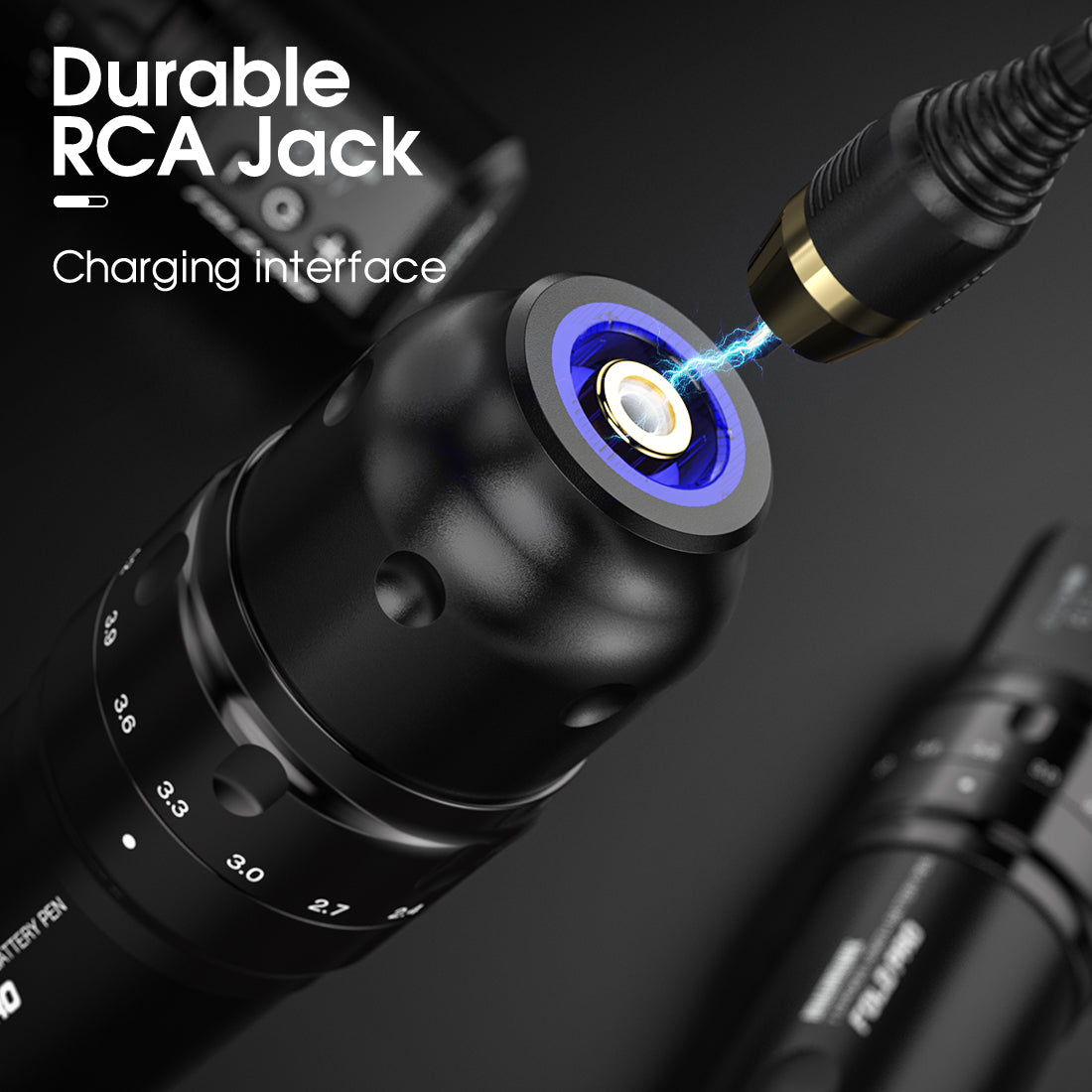 Dragonhawk ワイヤレス タトゥーペン マシン（ストローク長さ 7