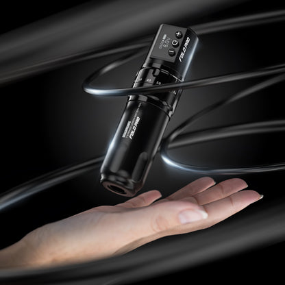 Dragonhawk Wireless Tattoo Pen Machine with 7 Stroke Lengths | Fold Pro (2 Batteries ver.)