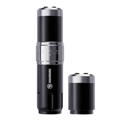 Dragonhawk Wireless Tattoo Pen Machine with 7 Stroke Length | Fold 3-2 Batteries